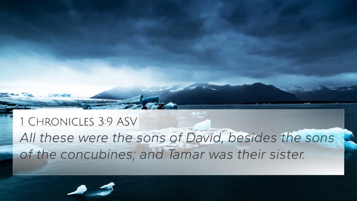 1 Chronicles 3:9 ASV Bible Verse Image