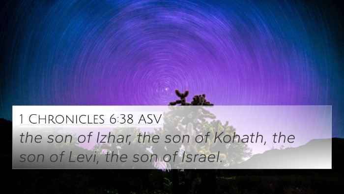 1 Chronicles 6:38 ASV Bible Verse Image