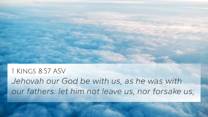1 Kings 8:57 ASV Bible Verse Image