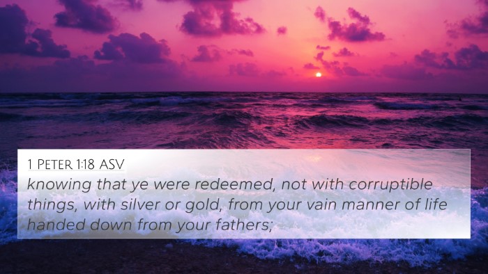 1 Peter 1:18 ASV Bible Verse Image