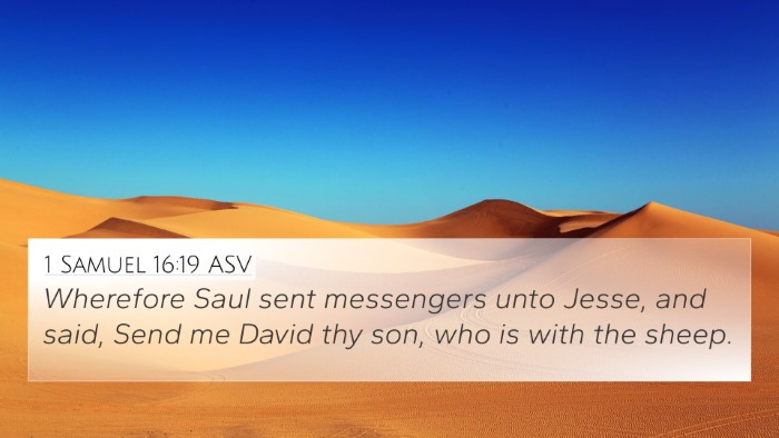 1 Samuel 16:19 ASV Bible Verse Image