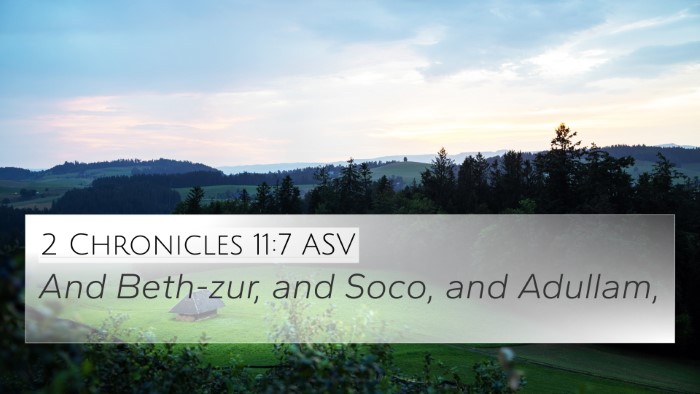 2 Chronicles 11:7 ASV Bible Verse Image