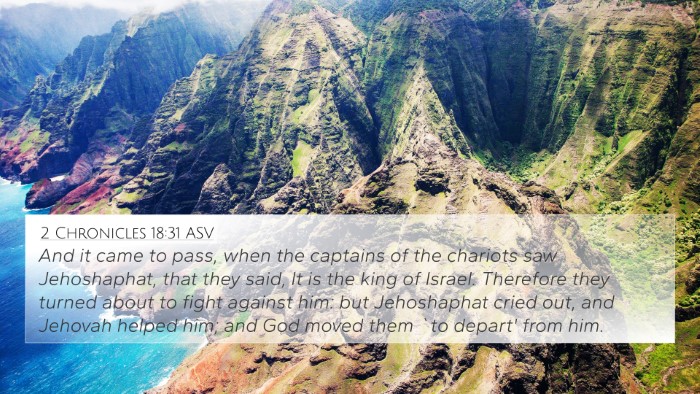 2 Chronicles 18:31 ASV Bible Verse Image