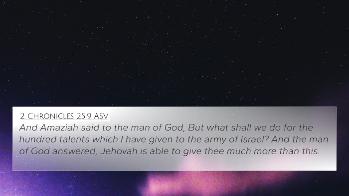 2 Chronicles 25:9 ASV Bible Verse Image