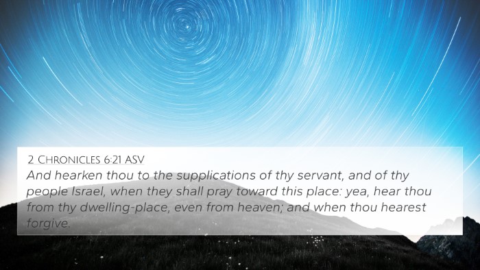 2 Chronicles 6:21 ASV 4K Wallpaper - And hearken thou to the supplications of thy - 4K Wallpaper Bible Verse