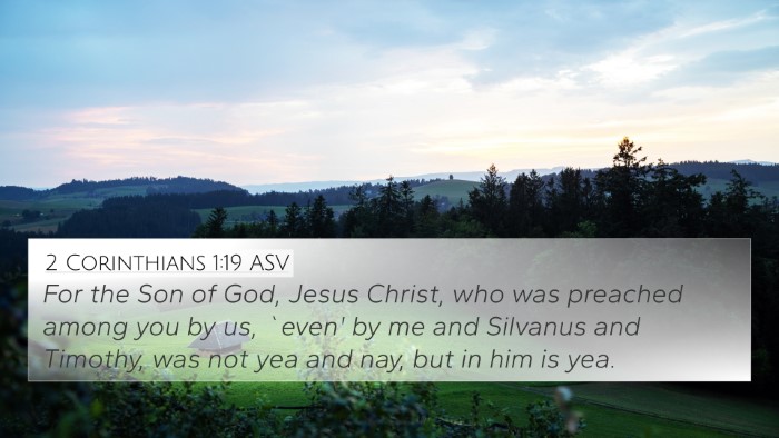 2 Corinthians 1:19 ASV Bible Verse Image
