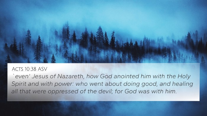 Acts 10:38 ASV Bible Verse Image