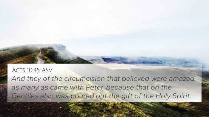Acts 10:45 ASV Bible Verse Image