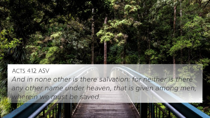 Acts 4:12 ASV Bible Verse Image