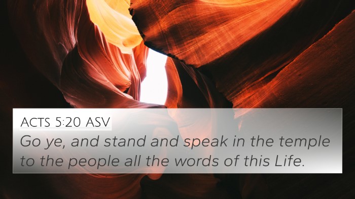 Acts 5:20 ASV Bible Verse Image