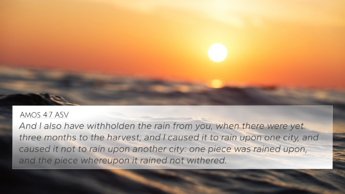 Amos 4:7 ASV Bible Verse Image