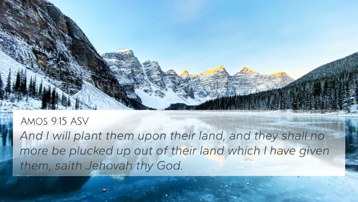 Amos 9:15 ASV Bible Verse Image