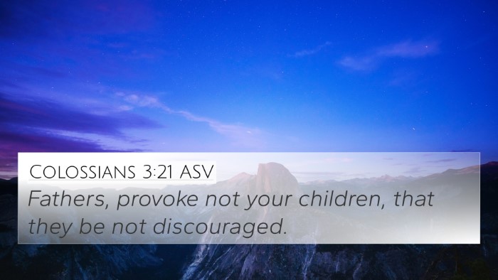 Colossians 3:21 ASV 4K Wallpaper - Fathers, provoke not your children, that they be - 4K Wallpaper Bible Verse