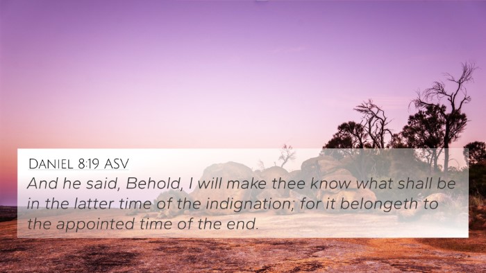Daniel 8:19 ASV Bible Verse Image