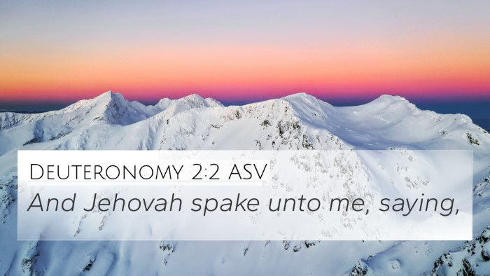 Deuteronomy 2:2 ASV 4K Wallpaper - And Jehovah spake unto me, - 4K Wallpaper Bible Verse
