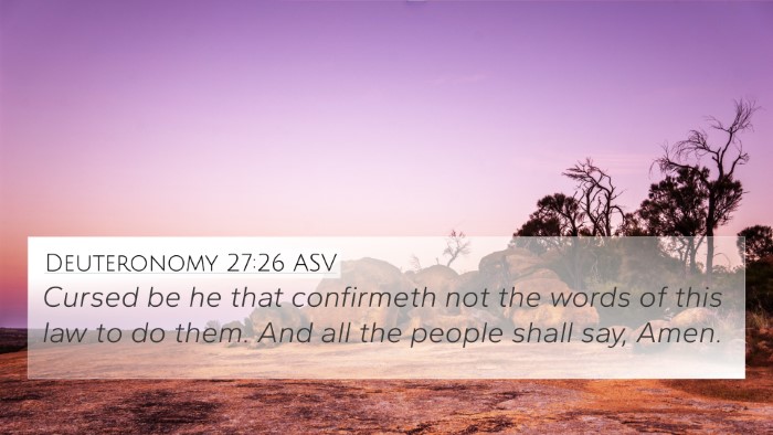 Deuteronomy 27:26 ASV Bible Verse Image