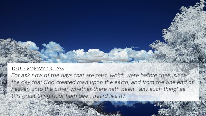 Deuteronomy 4:32 ASV Bible Verse Image
