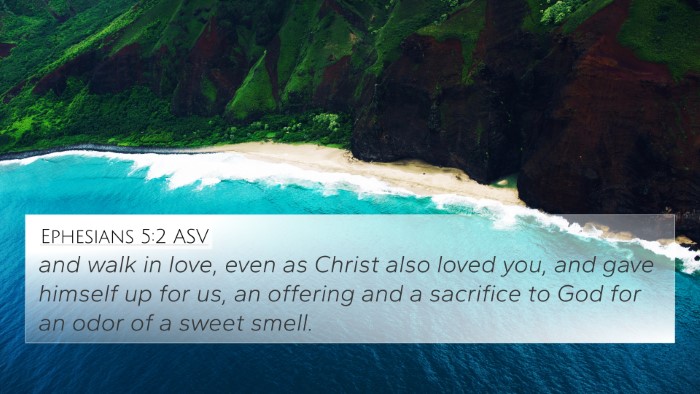 Ephesians 5:2 ASV Bible Verse Image
