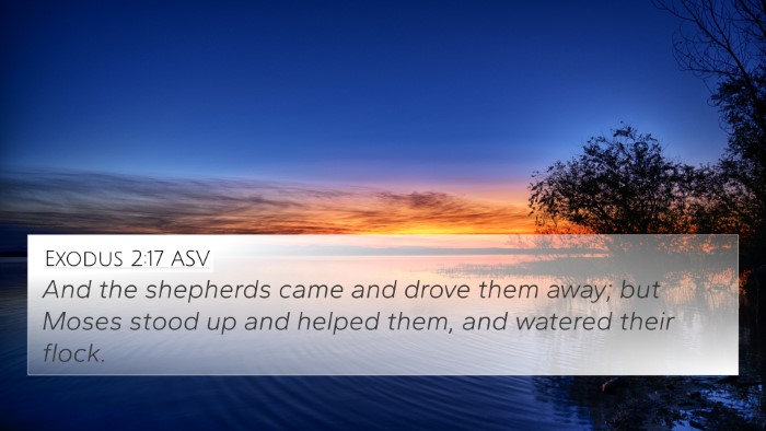 Exodus 2:17 ASV 4K Wallpaper - And the shepherds came and drove them away; but - 4K Wallpaper Bible Verse