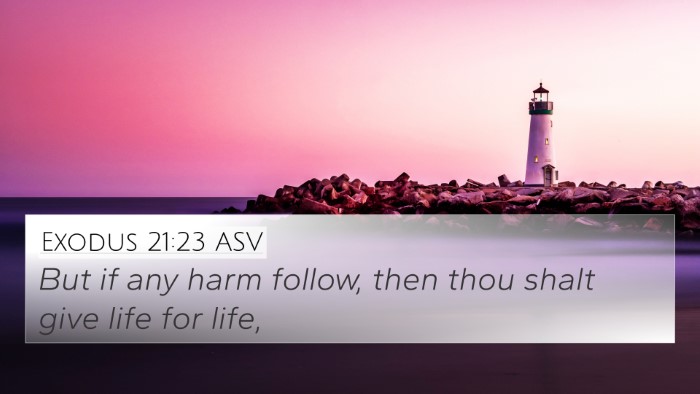 Exodus 21:23 ASV Bible Verse Image