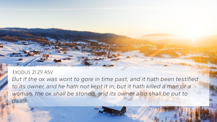 Exodus 21:29 ASV Bible Verse Image