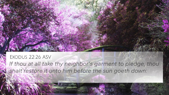 Exodus 22:26 ASV Bible Verse Image