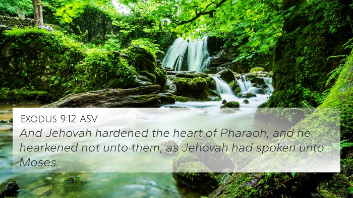 Exodus 9:12 ASV Bible Verse Image
