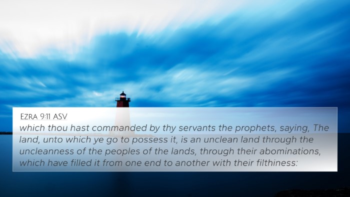 Ezra 9:11 ASV Bible Verse Image