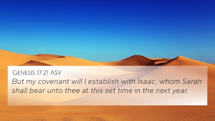 Genesis 17:21 ASV Bible Verse Image