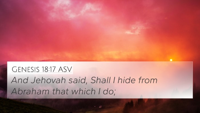Genesis 18:17 ASV 4K Wallpaper - And Jehovah said, Shall I hide from Abraham that - 4K Wallpaper Bible Verse