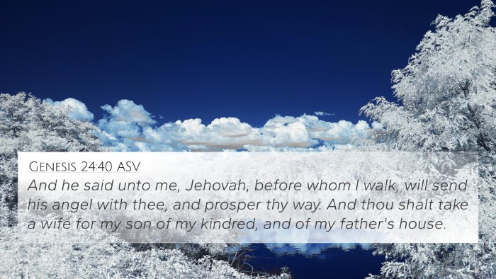 Genesis 24:40 ASV 4K Wallpaper - And he said unto me, Jehovah, before whom I walk, - 4K Wallpaper Bible Verse