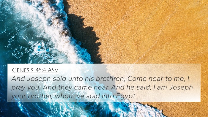 Genesis 45:4 ASV Bible Verse Image