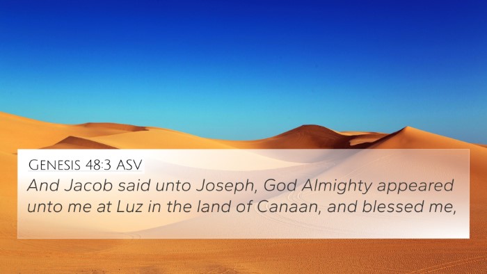 Genesis 48:3 ASV Bible Verse Image