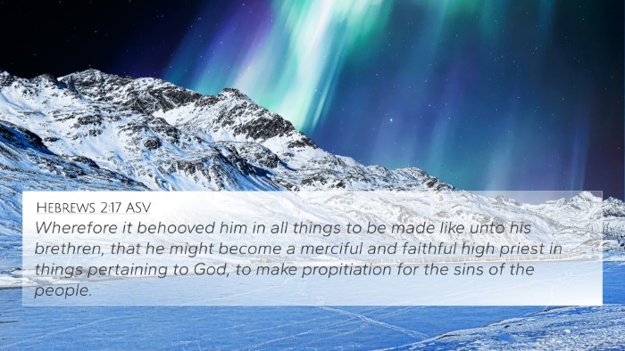 Hebrews 2:17 ASV Bible Verse Image