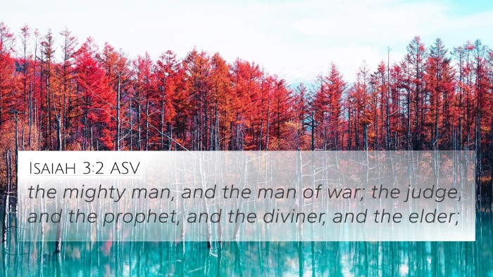 Isaiah 3:2 ASV 4K Wallpaper - the mighty man, and the man of war; the judge, - 4K Wallpaper Bible Verse