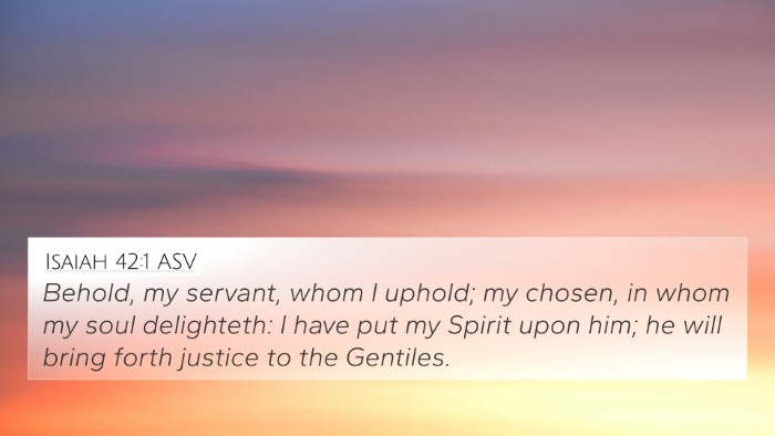 Isaiah 42:1 ASV Bible Verse Image