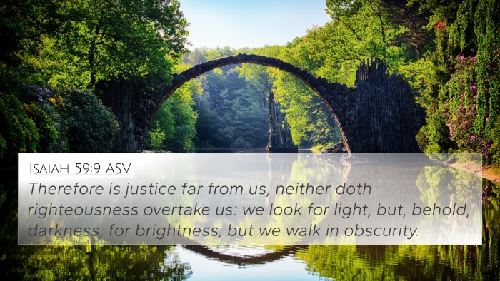 Isaiah 59:9 ASV Bible Verse Image