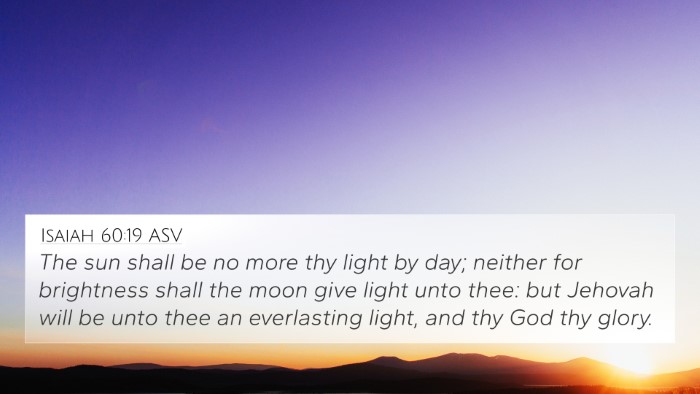 Isaiah 60:19 ASV Bible Verse Image