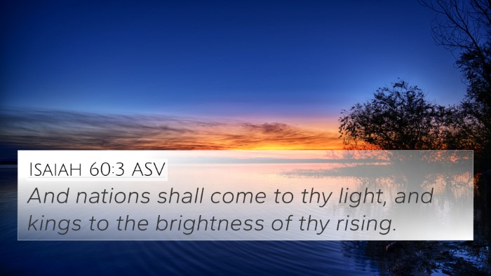 Isaiah 60:3 ASV Bible Verse Image