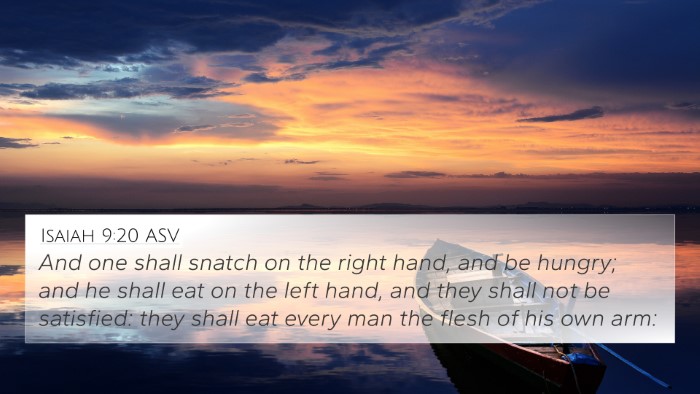 Isaiah 9:20 ASV Bible Verse Image