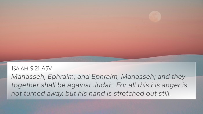 Isaiah 9:21 ASV Bible Verse Image