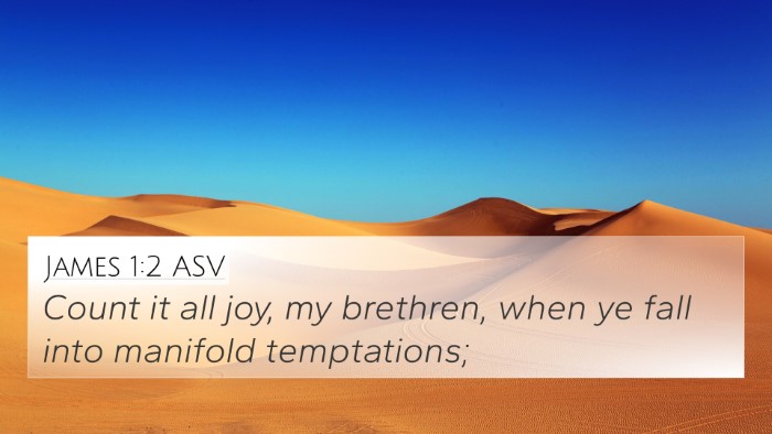 James 1:2 ASV Bible Verse Image