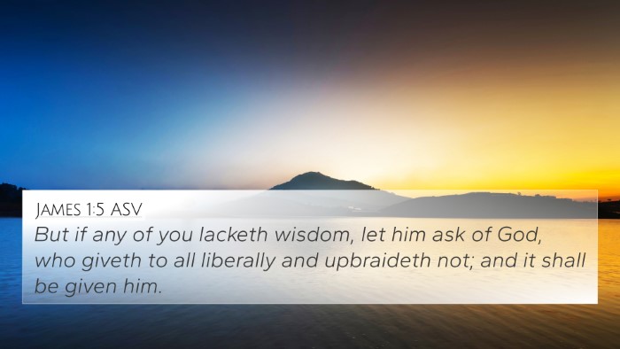 James 1:5 ASV Bible Verse Image