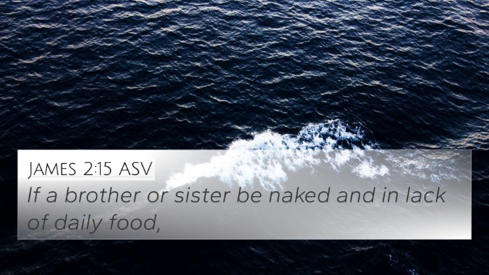 James 2:15 ASV Bible Verse Image