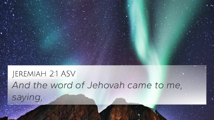 Jeremiah 2:1 ASV 4K Wallpaper - And the word of Jehovah came to me, - 4K Wallpaper Bible Verse