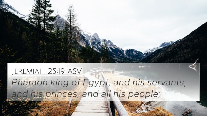 Jeremiah 25:19 ASV Bible Verse Image