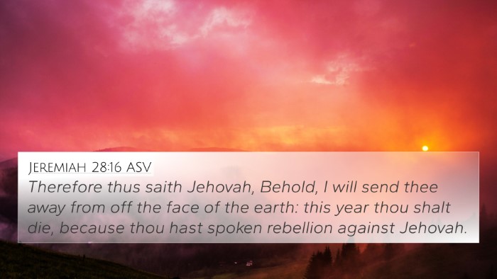 Jeremiah 28:16 ASV Bible Verse Image