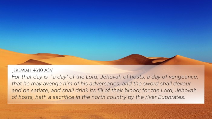 Jeremiah 46:10 ASV Bible Verse Image