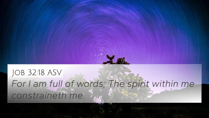 Job 32:18 ASV Bible Verse Image