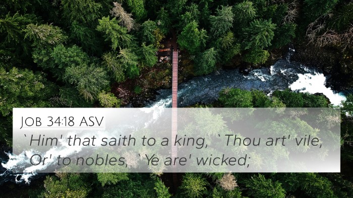 Job 34:18 ASV Bible Verse Image